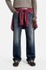 T&F X.D.N.M Men Dark Blue Jeans - Image 8