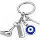 ZYZTA Thor Axe & Doctor Strange Eye Keychains, Pack of 2, Silver - Image 3