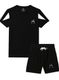 iLyk Boys & Girls Casual T-shirt Shorts (black) - Image 4