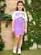 ROYAAL Girls Brown Midi Party Dress - Image 6