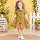 Bublee Dublee Girls Below Knee Casual Dress Beige - Image 5