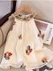 ROYAAL Girls Brown Midi Party Dress - Image 8