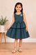 Bublee Dublee Girls Below Knee Casual Dress Beige - Image 6
