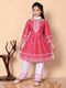 Tulsi Creation Girls Festive Angarkha and Sharara Set - Image 6