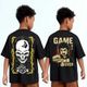 DELGAN Boys Printed Pure Cotton Regular T-Shirt (Black, Pack of 1) - Image 6