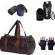 JASMINE FITNESS 30KG PVC Weight Set With 3 Feet Straight Barbell Rod Fitness Accessory Kit Kit - Image 3