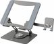 Portronics POR-421 My Buddy K Aluminium Laptop Stand, Grey - Image 4