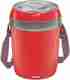 MILTON Royal 4 Insulated Tiffin Box, 600ml Each, Silver - Image 2
