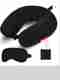 Singhkisha Travel Neck Pillow & Eye Shade (Cream) - Image 4