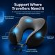 Singhkisha Travel Neck Pillow & Eye Shade (Cream) - Image 5