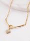 PALMONAS Double Drop Gold Chain Necklace - Image 8