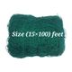 Axora 100x15 ft Heavy Duty Nylon Cricket Practice Net (Green) - Image 8