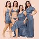 Honeymoon Pack of 3 Women Nightdress (Maroon, Red) - Image 3