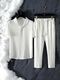 BOXMAN Men Black Printed Night Suit Set - Image 7