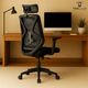Oakcraft Hurricane High Back Ergonomic Chair Mesh Office Adjustable Arm Chair (Red, Optional Installation Available) - Image 8
