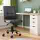 MAESTRO Study Stool Chrome Base Fabric Office Chair (Grey) - Image 6