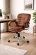 RW REST WELL Star Executive Revolving Office Chair|Computer Desk Chair with Cushioned Seat| Leatherette Office Executive Chair (Beige, DIY(Do-It-Yourself)) - Image 4