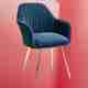 NEW GOYAL FURNITURE Black Iron Armrest Chair - Image 7