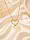 Sole and Bloom Gold Plated Tulip Pendant Necklace - Image 5