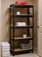 AshandRoh Adjustable Wooden Iron Wall Shelf 5 Shelves - Image 7