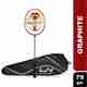 LI-NING G-Force 5900 Superlite Red, Silver Strung Badminton Racquet (Pack of: 1, 79 g) - Image 2