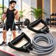 Athlian Double Toning Tube Pull Exercise Band for Stretching, Workout, Home Gym_TB156 Resistance Tube (Multicolor) - Image 8