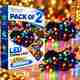 PESCA 40 LEDs 11 m Multicolor Steady String Rice Lights (Pack of 10) - Image 7