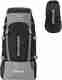 TRAVEL POINT WATERPROOF TREKKING BAG HIKKING BACKPACK FOR OUTDOOR Rucksack - 60 L (Black, Yellow) - Image 2