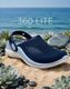 Crosskix Men Flats Sandal Navy Blue Size 12 - Image 3