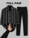 VG BROTHER Men Regular Fit Striped Casual Shirt (Pack of 2) - Image 8