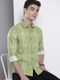 WOXEN Men Regular Fit Striped Spread Collar Casual Shirt - Image 4