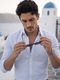 Bluecorp Men Regular Fit Striped Casual Shirt - Image 7