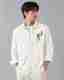 TorontoCN Men Regular Fit Self Design Spread Collar Casual Shirt - Image 4