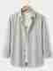 N AND J Men Regular Fit Striped Spread Collar Casual Shirt - Image 2