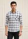 N AND J Men Regular Fit Checkered Shirt - Image 6