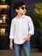SKY PEARL Boys Regular Fit Solid Spread Collar Shirt - Image 5