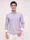 spela Men Regular Fit Striped Spread Collar Casual Shirt - Image 4