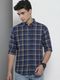Men Regular Fit Solid Spread Collar Casual Shirt - Image 8