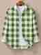 Solbiza Men Boxy Fit Checkered Spread Collar Shirt - Image 5