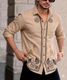 ELEANERMENS Men's Embroidered Casual Spread Shirt - Image 6