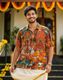 Men Regular Fit Embroidered Spread Collar Casual Shirt - Image 8