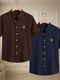 Yazole Men Mandarin Collar Casual Shirt - Image 6