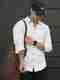 mozero Men Regular Fit Solid Spread Collar Casual Shirt - Image 6