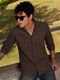 Roadster Men Regular Fit Solid Spread Collar Shirt - Image 8