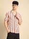Voroxy Men Regular Fit Striped Casual Shirt - Image 3