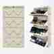 KRUGER 5 Door Grey 20x71x5.5 inch 10-15 Shoe Wall Rack - Image 7