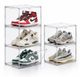 BOXLOFT Clear Stackable Sneaker Storage Box with Side Door - Image 8