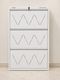 KRUGER 5 Door Grey 20x71x5.5 inch 10-15 Shoe Wall Rack - Image 8