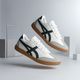Layasa Casual Low-Top Sneakers for Men (White, Green, Size 10) - Image 4