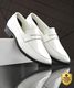 Men's White Synthetic Casual Loafers - Image 8